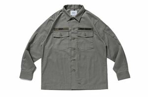 Sサイズ Wtaps BUDS / LS / COTTON. SERGE Coyote Brown ダブルタップス シャツ