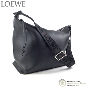 ロエベ （LOEWE） キュービィ クロスボディ ショルダー バッグ B906K70X13 ブラック メンズ（新品同様）中古