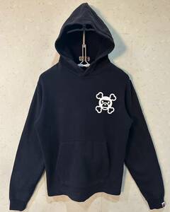 ＊アベイシングエイプ A BATHING APE PIRATE 胸プリント プルオーバーパーカー M　 　　　　BJBC.AA