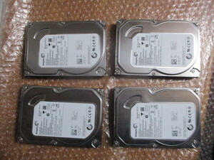 4個..Seagate ST3500413AS 500GB 　中古 HDD 3.5インチ /SATA