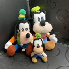 ディズニー　グーフィーぬいぐるみセット