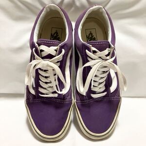  VANS オールドスクール Lo スニーカー パープル ムラサキ 紫 OLD SKOOL バンズ スエード 靴 メンズ US9 27cm