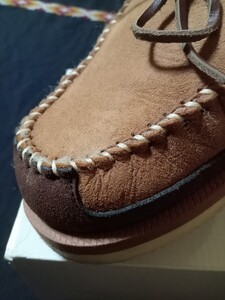 参考画像 SUICOKE スイコック 定価27500円 OG-199M2ab モカシン ブーツ レザー ローファー fragment hobo エンジニアードガーメンツ 革靴