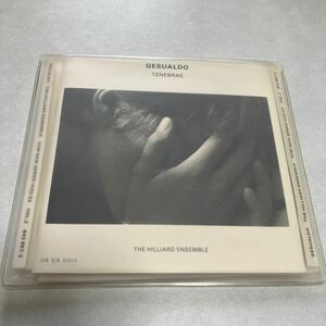 【2CD】 Carlo Gesualdo - The Hilliard Ensemble Tenebrae カルロ・ジェズアルド　ヒリヤード・アンサンブル　ECM ジャンク