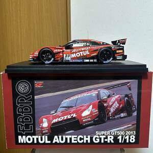 【1円スタート】EBBRO 1/18 MOTUL AUTECH GT-R SUPER GT500 2013 81005