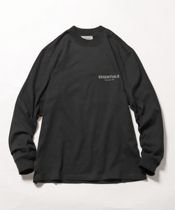 新品未使用 エッセンシャルズ ESSENTIALS 21FW 1POINT LOGO LS TEE-BLACK-M