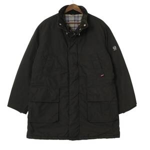 00年代 Belstaff ベルスタッフ ナイロンジャケット 襟コーデュロイ ブラック (メンズ 表記無し) 中古 古着 A1890