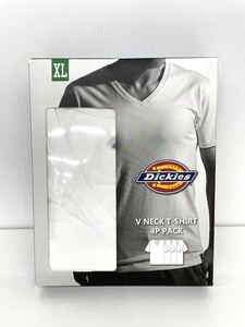 Dickies ディッキーズ メンズ 半袖シャツ 4枚セット XL 白 ホワイト 肌着 Vネック 大きいサイズ