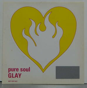 GLAY pure soul /ステッカー!!