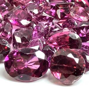 ［天然ロードライトガーネットおまとめ51.5ct］U 10.3g ルース 裸石 宝石 ジュエリー jewelry rhodolite garnet 柘榴石 DA0 ②