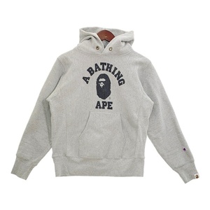 A BATHING APE Champion REVERSE WEAVE スウェット パーカー トレーナー 裏起毛 アベイシングエイプ チャンピオン トップス DM12142■