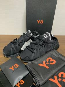 未使用[Y-3 Yohji Yamamoto×ADIDAS] 定価44,000 EF2562 BLACK 軽量 メッシュ ローカットスニーカー 28cm US10 ワイスリー ヨウジヤマモト