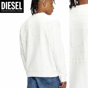 新品 未使用 タグ付き ★定価35,200円 DIESEL ディーゼル メンズ XS ビッグオーバルDロゴ スウェット プルオーバー クルーネック 17