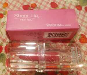 即決☆未使用☆wego Sheer Lip シアーリップ Pink Red 韓流コスメ 口紅 定型外120円☆