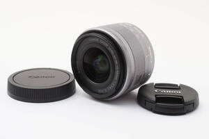 超美品 Canon EF-M 15-45mm f/3.5-6.3 IS STM レンズ シルバー キヤノン 848