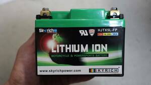 SKYRICH HJTX5L-FP リチウムイオンバッテリー 中古　ジョグ　ビーノ 互換ユアサ YTX5L-BS YTX4L-BS FTX5L-BS