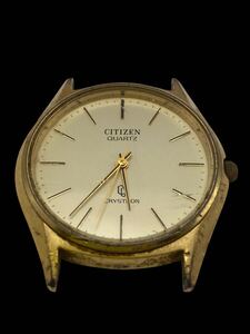 レア中古アンティーク 腕時計CITIZEN　QUARTZ　CRYSTION　シチズン　電池式文字盤のみゴールド 大谷翔平　腕時計