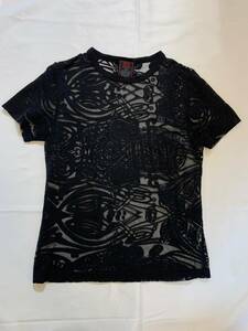 Jean Paul GAULTIER ジャンポールゴルチエ　ゴルチェ　タトゥー　メッシュ　パワーネット　Tシャツ　アーカイブ　atchive tops