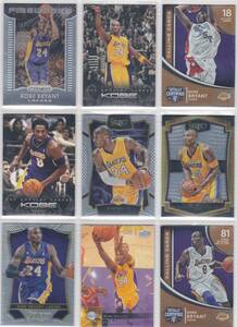 9枚セット! KOBE BRYANT (LAKERS) PANINI UPPER DECK BASKETBALL CARDS