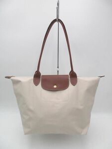 LONGCHAMP ロンシャン トート バッグ ベージュ ■■◎