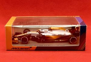 スパーク 1/43 Spark McLaren MCL35M McLaren 3rd Monaco GP 2021 Gulf #4 S7679