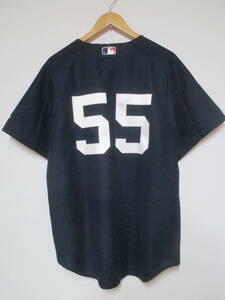 USA製 マジェスティック MLB ヤンキース #55 松井秀喜 オーセンティック ユニフォーム Lサイズ
