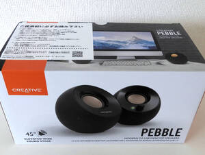 Creative Pebble アクティブ スピーカー SP-PBL-BK USB接続【新品未使用】