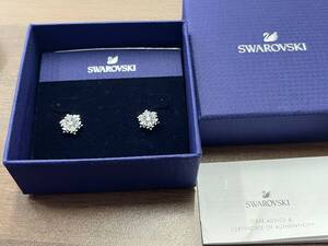 スワロフスキー/SWAROVSKI ピアス レディース MAGICピアス マジックピアス 12mm シルバー×クリア 5428430