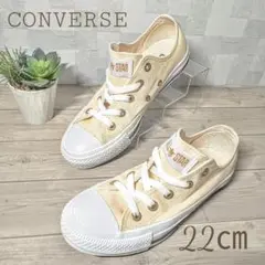 【良品】☆CONVERSE☆オールスター フラットアイレッツ CG OX☆22㎝