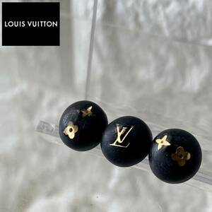 1円スタート 1円 LOUIS VUITTON ルイヴィトン モノグラム タイガーウッド ピアス 3点セット M65938 ブークルドレイユ ピュスシルヴァニア