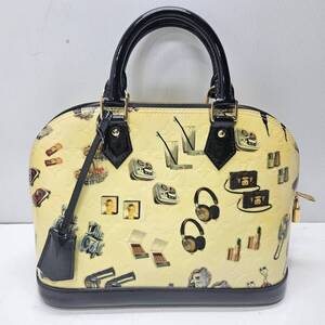 LV　ルイヴィトン　ヴェルニ　アルマBB　モノグラム　エナメル　ハンドバッグ　8284 　H32cm×W24.5cm