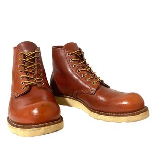 漢の1着 REDWING レッドウィング アイリッシュセッター 8166 8D プレーントゥ ブーツ 26cm 茶 90s ビンテージ 