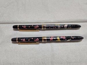 プラチナ多機能ペン　うさぎ２個セット　 中古品