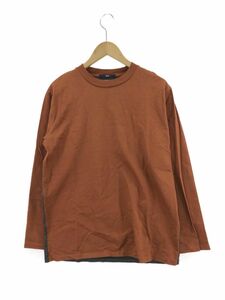 SHIPS シップス カットソー sizeM/ブラウン×グレー ◇■ ☆ eab5 レディース