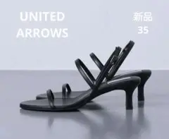 新品　UNITED ARROWS　ストラップ サンダル　黒　35
¥18,700