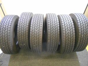 バリ山☆ブリヂストン スタッドレス　225/80R17.5 W999 23年製　6本セット☆