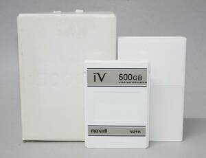 ■1円～ マクセル maxell iVDR-S 500GB カセット ハードディスク M-VDRS500G.C ■動作品 初期化済■