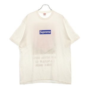 SUPREME シュプリーム 23AW Korea Seoul Box Logo Tee 韓国 ソウル 記念 ボックスロゴ半袖Tシャツ カットソー ホワイト/ブルー