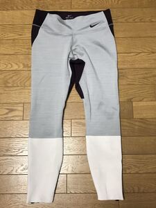 NIKE WOMEN’S LEGENDARY MID RISE TRAINING COMPRESSION TIGHTS size-L(平置き38股下67) 中古(ほぼ新品) 送料無料 NCNR