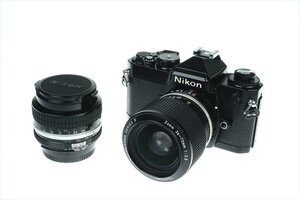 ニコン NIKON FE ブラック ＋ NIKKOR 50mm 1:1.4 ＋ ZOOM 36-72mm 1:3.5 LENS レンズ 一眼レフカメラ フィルムカメラ 動作確認済 5945kbez