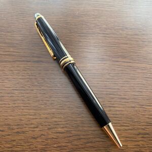 MONTBLANC モンブランマイスターシュテュック ブラック ゴールドツイスト式 ボールペン 筆記用具