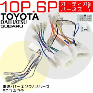 イプサム トヨタ オーディオ変換 車速 リバース パーキング コネクター 配線 ハーネス 社外 市販 カーナビ ギボシ付き 取り換え 後付け