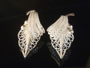 ★定形外140円★§ 純銀製クリップタイプのピアス §★ハンドメイド★シルバー925★⑪