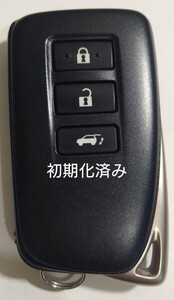 初期化済トヨタ レクサス純正スマートキー3ボタン基盤番号281451-2110 001-A00237 14FAB-01 新品電池サービス⑤