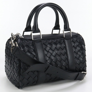 中古美品ボッテガヴェネタBOTTEGA VENETA イントレチャート 2WAYミニボストン レザー 729224 ブラック ランク：S us-1 レディース