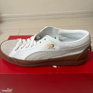 未使用品 PUMA プーマ RP-43 リチャード ペティ リミテッド Richard Petty LIMITED EDITION 25.5cm ホワイト/ガム アッパー天然皮革