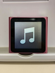 ☆稼働品☆Apple アップル iPod nano 第6世代 A1366 MC698J ピンク アイポッド ナノ ポータブルミュージックプレーヤー/1円〜