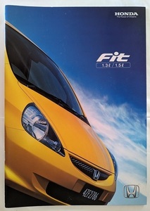 フィット　(GD3, GD4, GD1, GD2)　車体カタログ　2004年6月　Fit　古本・即決・送料無料　管理№ 6206 CB03