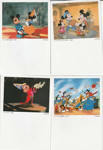  ディズニー　70周年　ディズニーキャラクター絵入りはがき　５枚セット