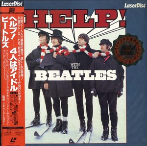 送料無料！The Beatles_「ザ・ビートルズ／ヘルプ！_4人はアイドル」LD_帯付き_美品